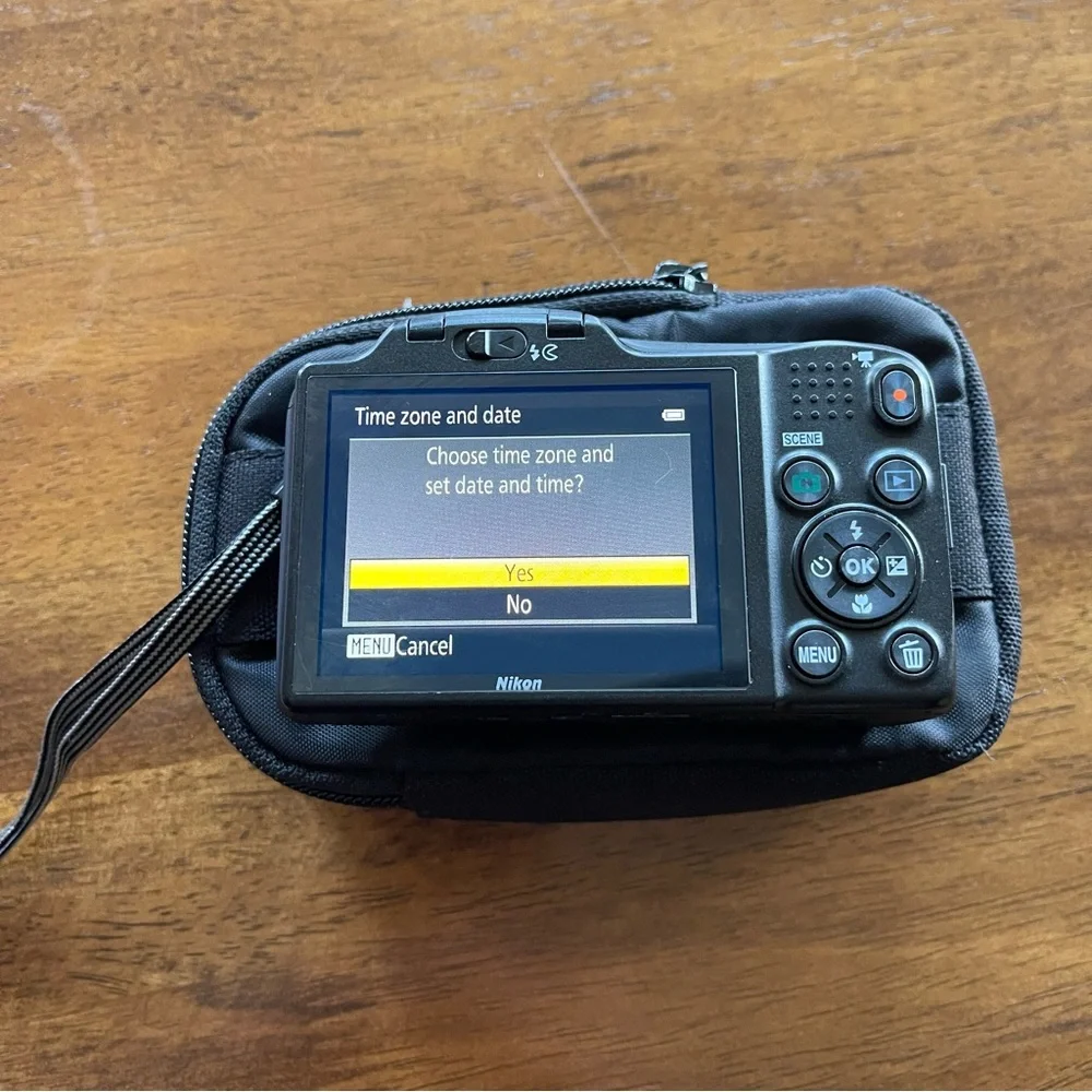 Nikon Coolpix L 610 Digital Camera (black) (older model) carrying case & guide